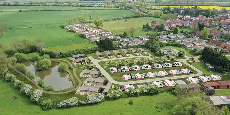 White Swan Lodges Overhead Site